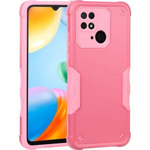 Xiaomi Redmi 10C Pembe Için Kaymaz Zırh Telefon Kasası (Yurt Dışından)