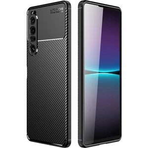 Sony Xperia 1 Iv Siyah Için Karbon Fiber Doku Tpu Kılıfı (Yurt Dışından)
