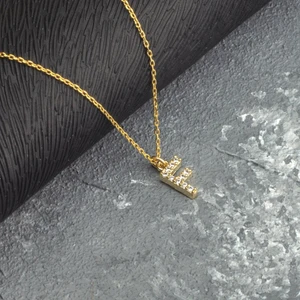 Tubiss Taki 925 Ayar F Harfi Gümüş Kolye , Harf Kolyeler , Harfli Takılar