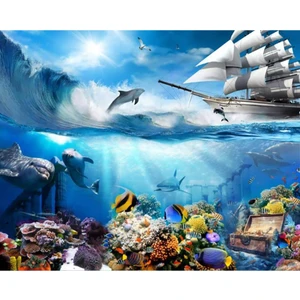 Orhun Store Deniz  3D Poster - 3 Boyutlu Tek Parça Duvar Kağıdı