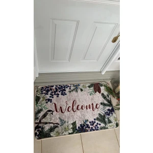 Welcome Karmina Lateks Taban Su Geçirmez Kapıönü Paspası