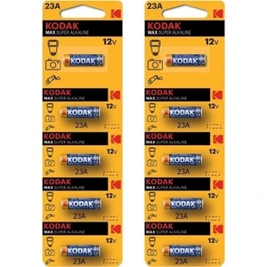 Pil 23 A Araba Garaj Kumanda Pili 12 Volt 2 Paket 5 Li Kodak 23A Alkalin Kumanda Pili