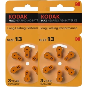 Pr 48 13 Işitme Cihaz Pili 6'lı 2 Paket Kodak PR48 Kulak Cihazı Pili 6'lı 2 Paket