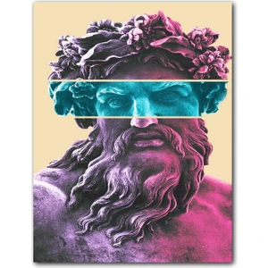 Cakatablo Ahşap Tablo Zeus Dios Gözde Şerit (25X35 cm Boyut)