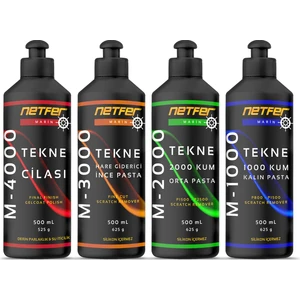 4'lü Marin Tekne Pasta Cila Set - 4x500 mL