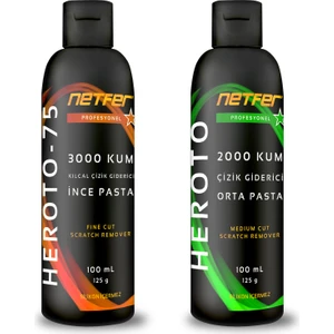 2'li İnce Orta Pasta Set - 2x100 mL