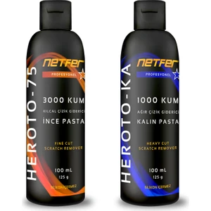 2'li İnce Kalın Pasta Set - 2x100 mL