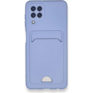 Fitcase Samsung Galaxy A22 Cardy Soft Delikli Kartlık Cepli Silikon Kapak