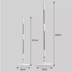 Yedek Bezli Cam Silme Aparatı Bükülebilir Teleskopik Camsil