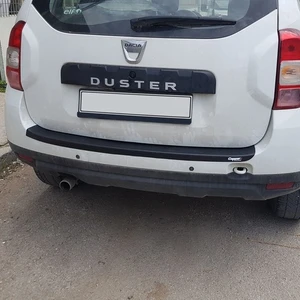 Dacia Duster 2010-2017 Arka Tampon Eşiği Koruma (Abs) Mat Siyah