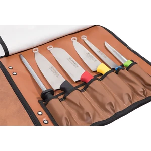 Chef Bıçak Seti ( Kahverengi Çantalı )