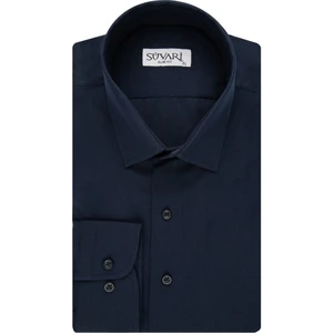 Slim Fit Lacivert Erkek Gömlek