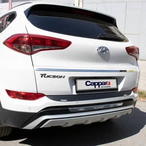 Hyundai Tucson 2016-2018 Arka Tampon Koruma Eşiği Mat Plastik
