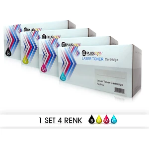 4 Adet Hp CB540A/541A/542A/543A Uyumlu Muadil Toner  (2200 Sayfa)