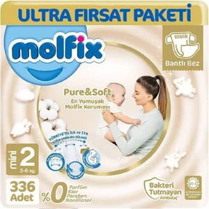 Pure & Soft Bebek Bezi Mini 2 No 336 Adet