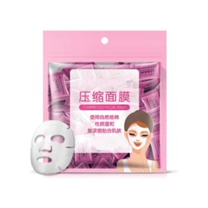 Sıkıştırılmış Ipek Maske Kuru 50ADET Kağıt Maske