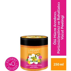 URBAN Care Summer Body-Monoi Yağı & Ylang Ylang Arındırıcı Vücut Peelingi-Vegan-250 ML
