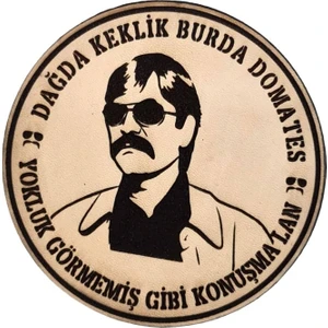 Dağda Keklik Burda Domates  Deri Peç - Arma - Askeri Patch