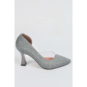 New Angel 653 Kadın Şeffaf Detaylı Klasik Stiletto
