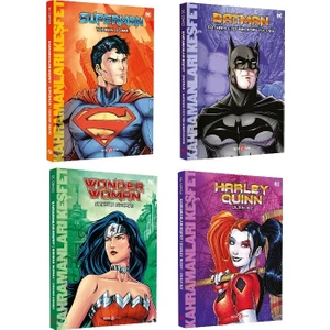 Dc Comics Süper Kahramanları Keşfet 4 Kitap Set