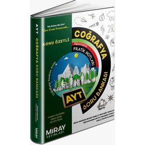 Miray Yayınları AYT Coğrafya Konu Özetli Soru Bankası