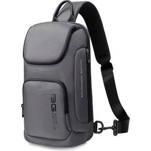 Erkek Iş Çapraz Askılı Çanta Gri (Yurt Dışından)