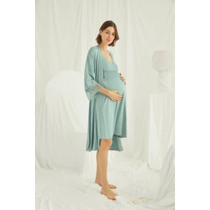 Dantelli Hamile Lohusa Sabahlık Takımı 18470