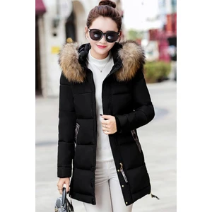 Kürk Yaka Şişme Mont