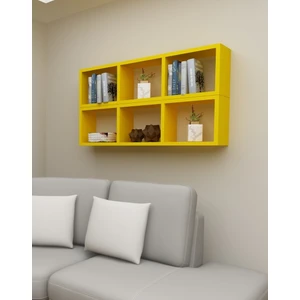 Dekormer Design Kitaplık Yan Duvar Rafı Ikili Takım