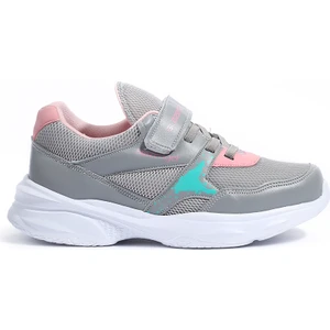 KUNTI Kız Çocuk Sneaker Koşu & Yürüyüş Ayakkabısı Gri / Pembe