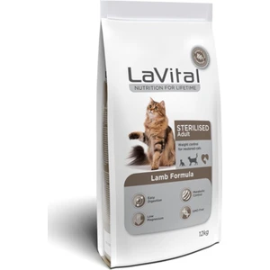 La Vital  Kuzulu Kısırlaştırılmış Kedi Maması 12 kg