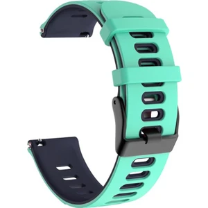 Samsung Galaxy Için 3 45 mm 22 mm Silikon Saat Bandı Nane Yeşil Mavisi (Yurt Dışından)