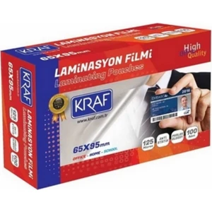 Laminasyon Filmi 65X95 Mm 125Mic 100Lü 2126