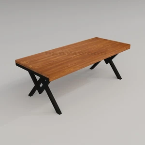Masif Ahşap Masa 85x85x76 cm