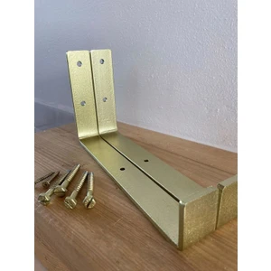 2 Li Raf Ayağı 20 cm Derinliğinde Raflara Uygun Raf Ayağı - Gold