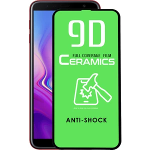 Samsung Galaxy J6 Plus Tam Kaplayan Seramik Nano Esnek Ekran Koruyucu Cam