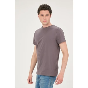 Erkek Yıkamalı Basic T-Shirt Tişört %100 Pamuk Tişört