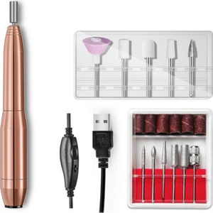 Elektrikli Tırnak Törpüsü Kiti USB Manikür Kalem Tırnak (Yurt Dışından)