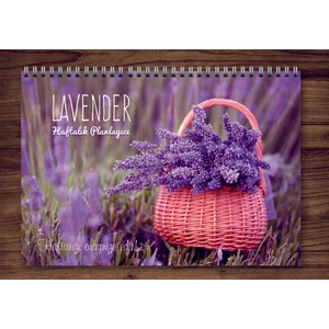 A4 Haftalık Planlayıcı Lavender