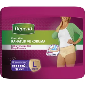 Emici Külot Lohusa Pedi Kadın L Beden 1 Paket 10 Adet