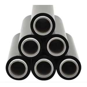 Siyah Palet Streç Film 23 Mikron 50 cm x 300 m 6'lı