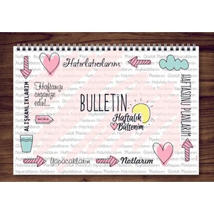 Express Planner A4 Haftalık Planlayıcı Bulletin