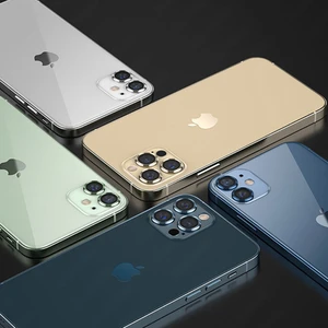 Metal Ring Apple iPhone 13/13 Mini Gökkuşağı Kamera Koruyucusu