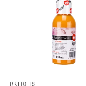Red Apple  Kumas Boyası 100 ml Turuncu