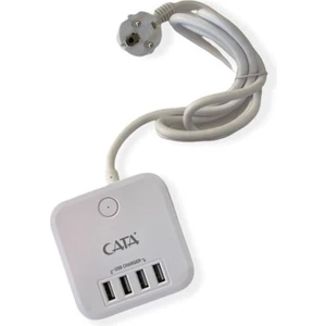 CT-3002 3lü 1.5m 3 USB Type-C Rubik Akım Korumalı Grup Priz