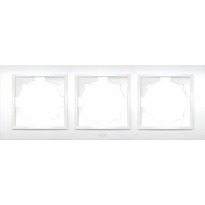 Zena Beyaz 3lü Çerçeve Elbi