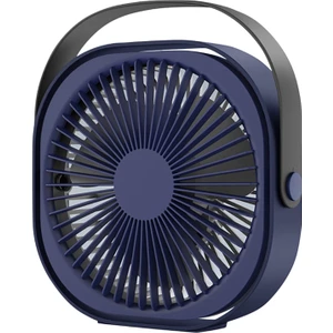 M102 4000MAH Mini USB Taşınabilir Masaüstü Fan Ev Ofis Yatak Odası Için Şarj Edilebilir Fan - Mavi (Yurt Dışından)