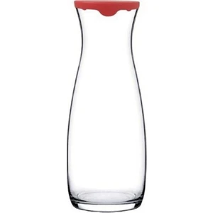 Amphora Kapaklı Cam Şeffaf Su ve Süt Şişesi