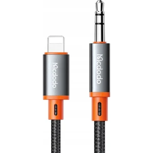 CA-0780  Lightning To 3.5mm Jack Girişli Dijital Dönüştürücü Ses Kablosu 1.2M-Siyah