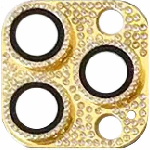 Apple iPhone 12 Pro Max Full Taşlı Kamera Lens Koruyucu Çerçeveli Koruyucu Cl-08